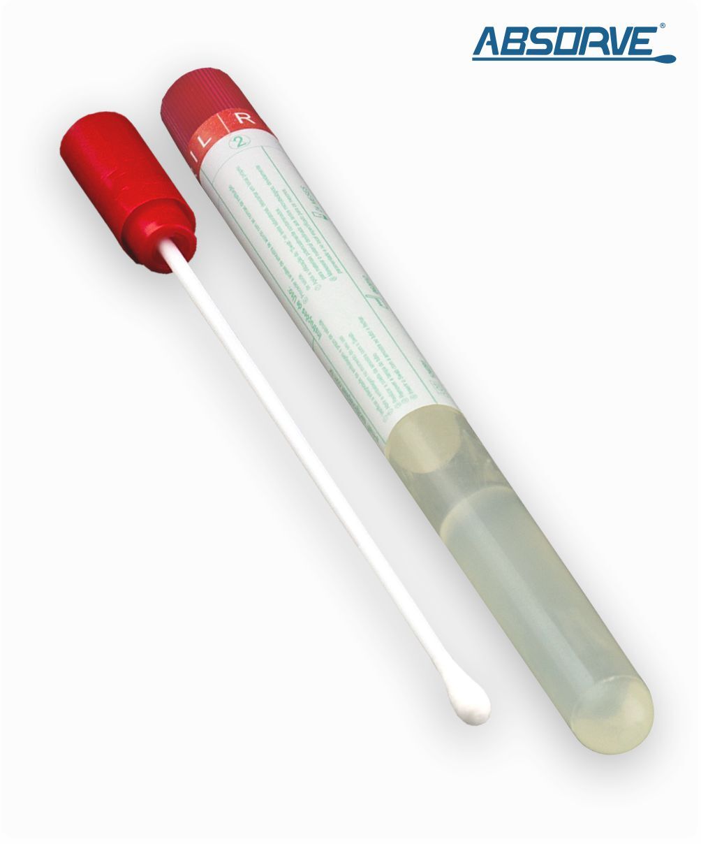 Swab  plástico meio Cary-Blair